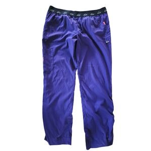 Koi Lite Women's Purple Mechanical Stretch Scrub Pants XL Slim‎ Fit Dobby